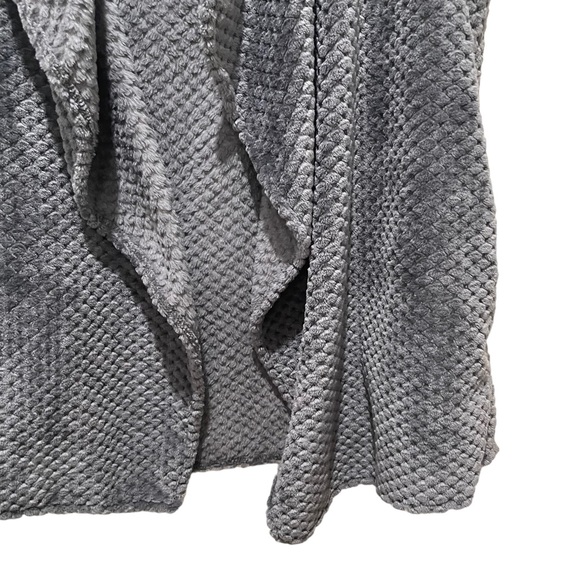 Gaovot Textured Open Sleeveless Vest Grey Women’s Size XL New - Picture 3 of 8